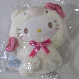 산리오 헬로키티 엔젤 베어 마스코트 홀더 인형 키링