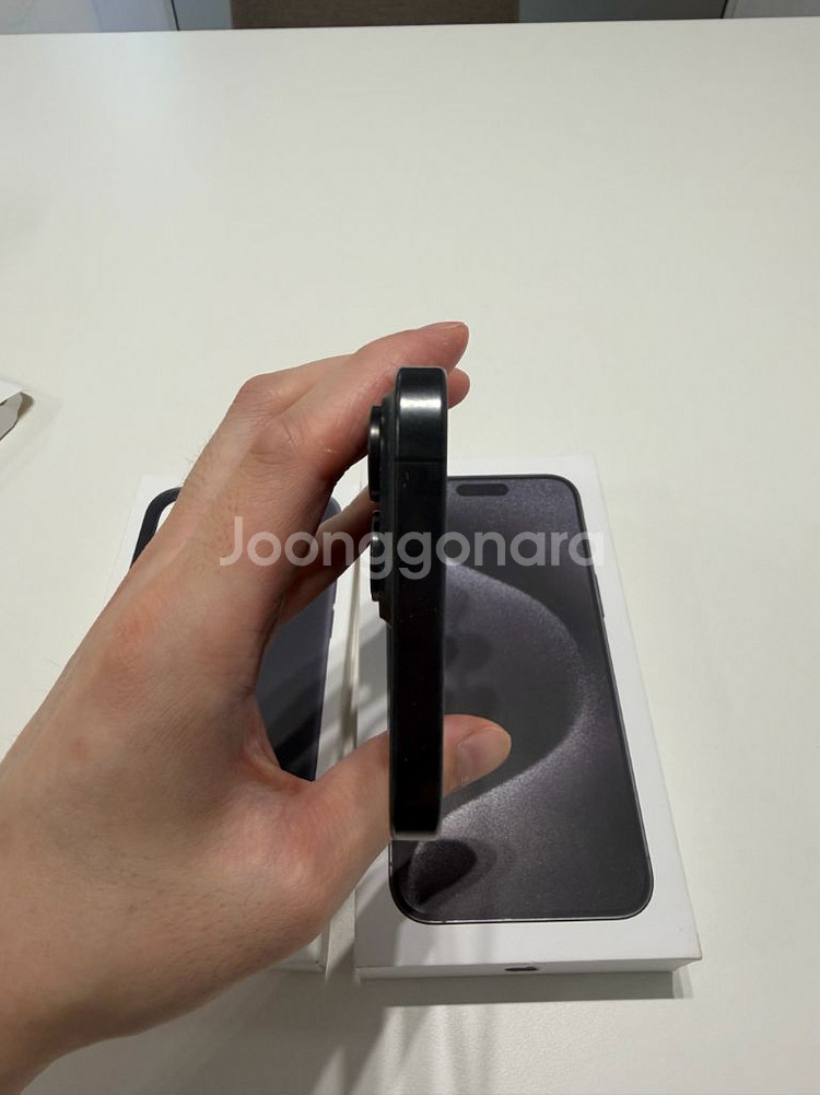 아이폰 15 프로맥스 256 블랙+애케플--4
