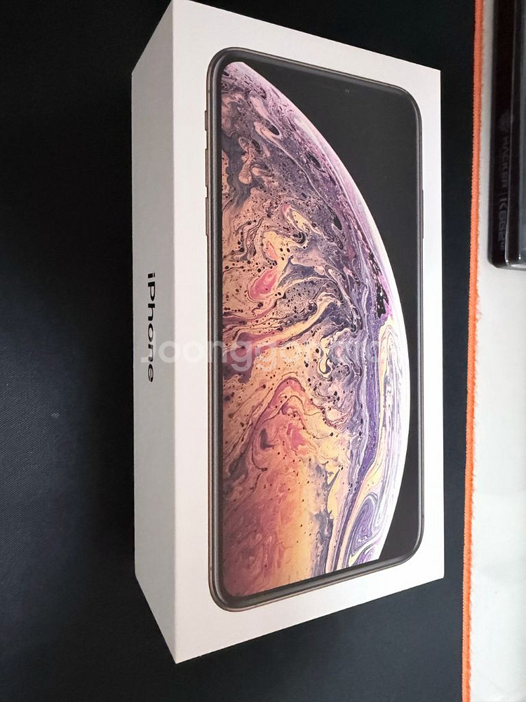 아이폰 xsmax 64기가 로즈골드 풀박스--5
