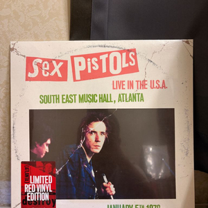 (택비포함)섹스피스톨즈 라이브 레드 컬러 한정반LP
