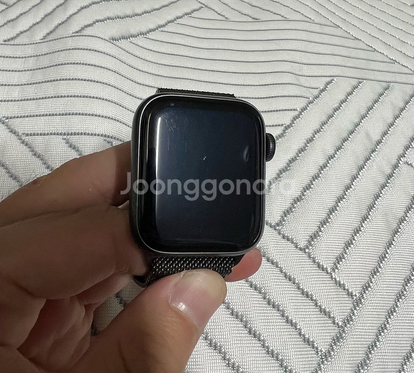 애플워치 se 40mm 스페이스그레이 밀레니즈루프--2