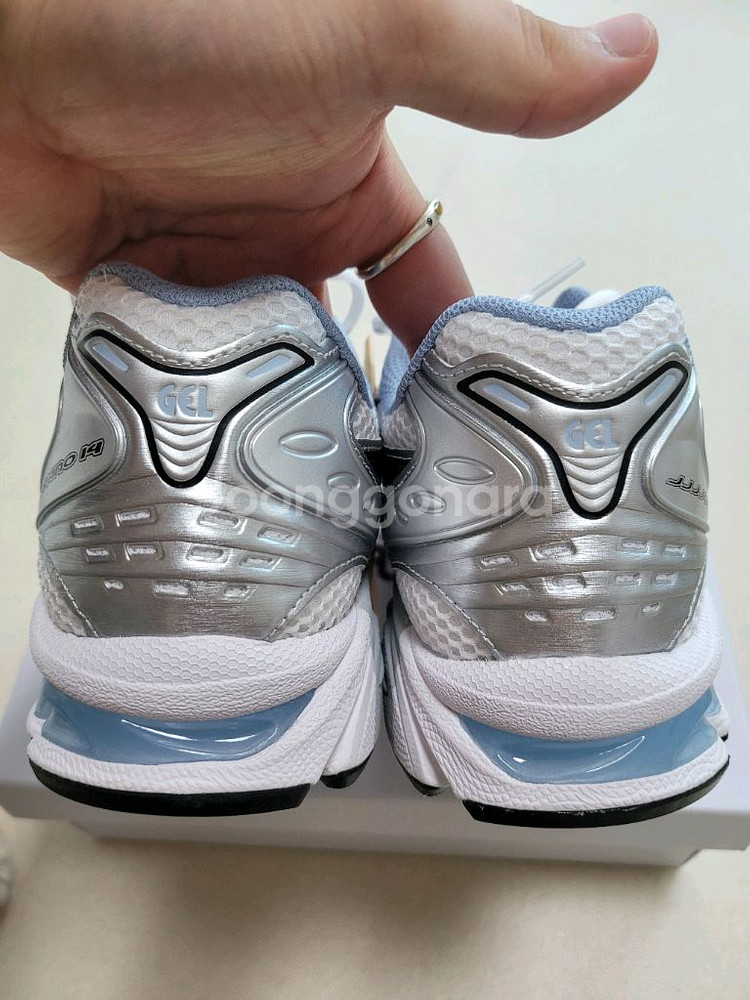 아식스 x JJJ자운드 젤 카야노 14 화이트 네이비--4