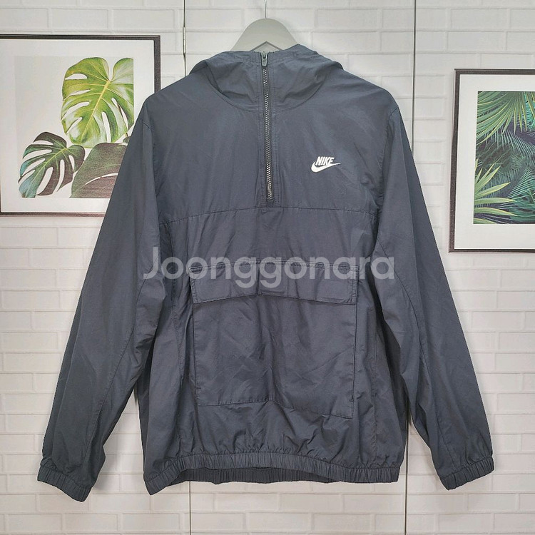 NIKE 나이키 스포츠웨어 아노락 반집업 후드 자켓 L--1