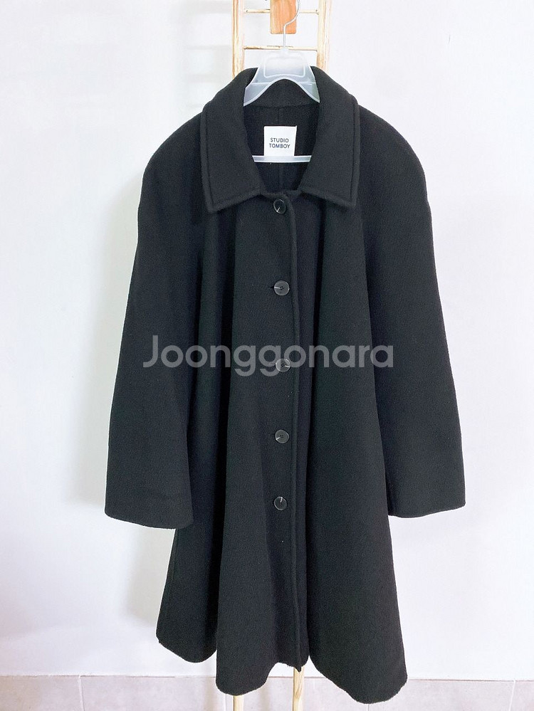 (여성95~100)스튜디오톰보이루즈핏나그랑핏울코트--0