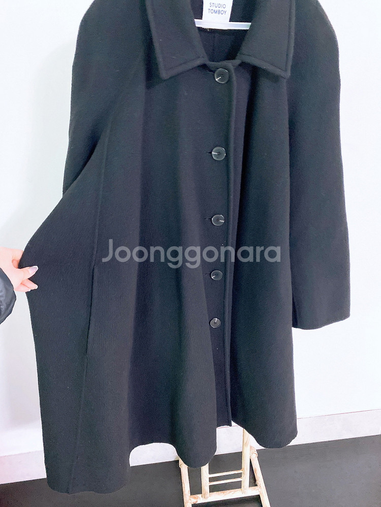 (여성95~100)스튜디오톰보이루즈핏나그랑핏울코트--3