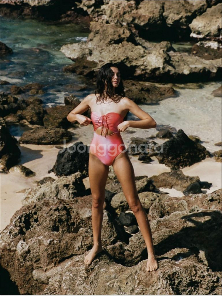 데이즈데이즈 코랄스카이 홀터 원피스 수영복 S--4