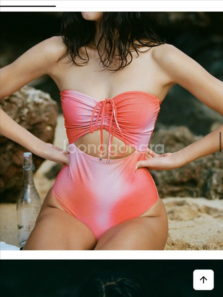 데이즈데이즈 코랄스카이 홀터 원피스 수영복 S--3