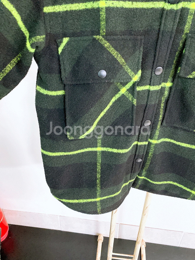 (여성95~100)자라오버핏누빔모직점퍼형자켓--2