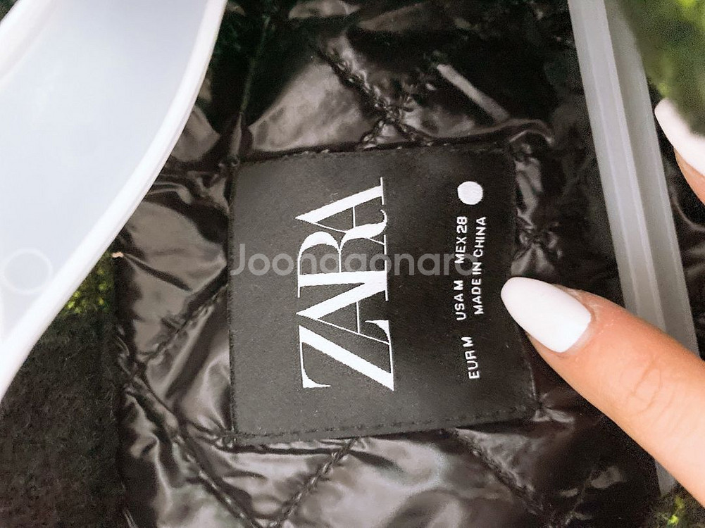 (여성95~100)자라오버핏누빔모직점퍼형자켓--6