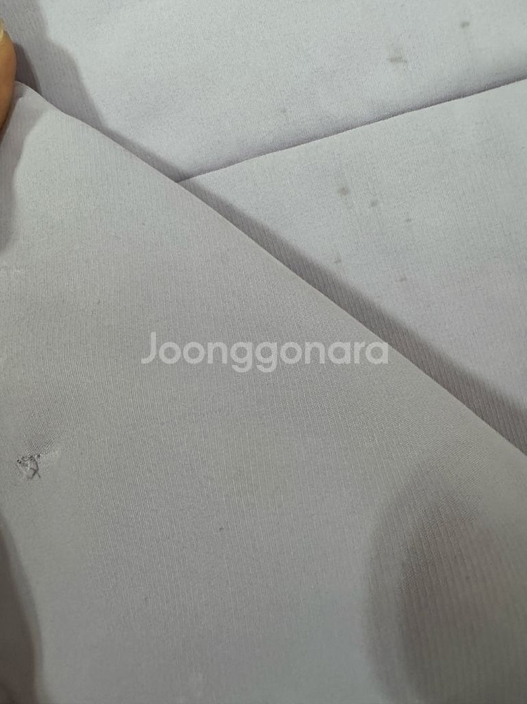여성 아디다스 올드스쿨 연보라 라벤더 삼선 패딩 자켓--4