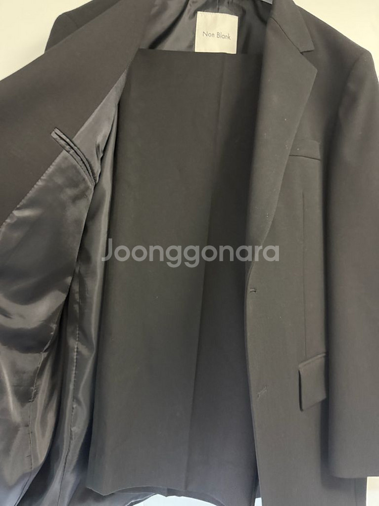 넌블랭크 현킴 세미오버 핏 셋업수트 m--1