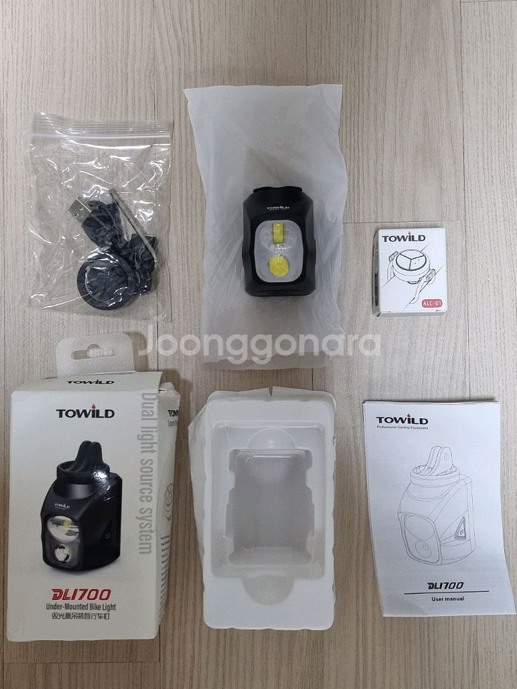 TOWILD DL1700 자전거 전조등 LED 라이트--0