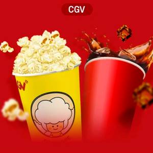 cgv 영화 팝콘m탄산m 4500원에 팝니다