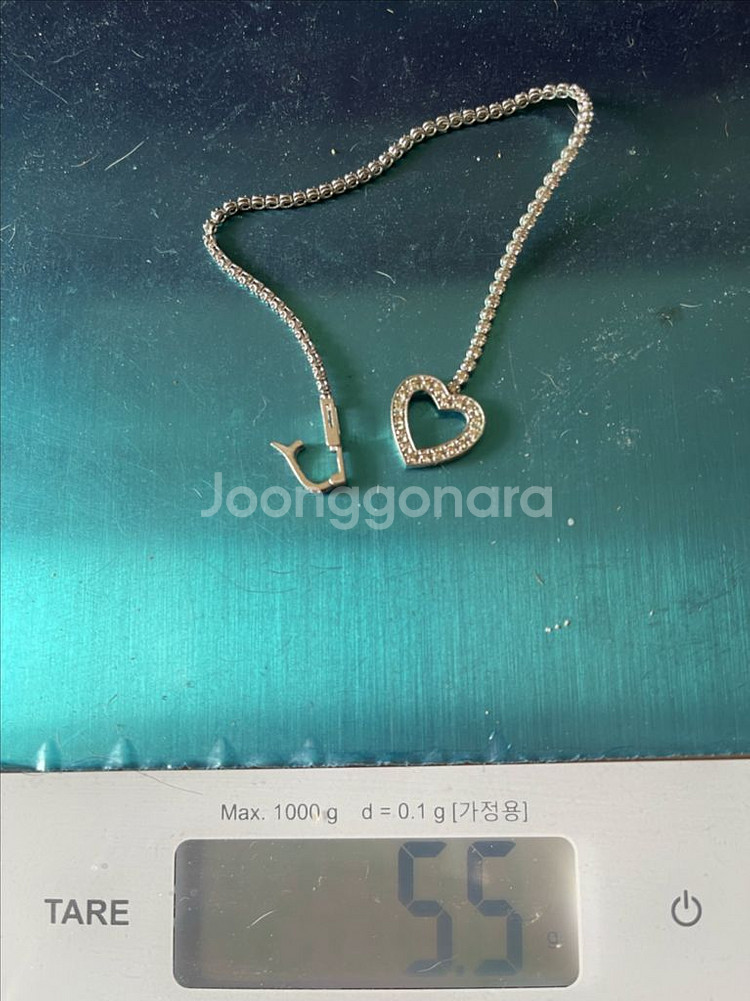 18k천연다이아 테니스팔찌--2