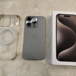 아이폰 15프로 256 애플케어 (애케플) 내츄럴티타늄