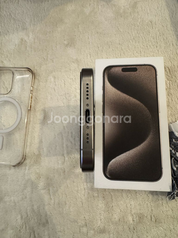 아이폰 15프로 256 애플케어 (애케플) 내츄럴티타늄--3