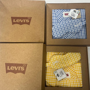 리바이스 시어서커 파자마세트 판매합니다(블루, 옐로우)