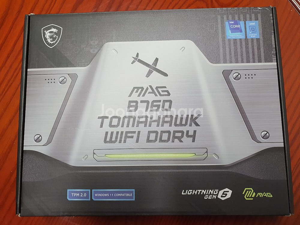 MSI B760 토마호크 와이파이 DDR4메인보드 판매--0