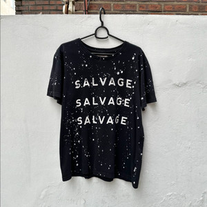 Salvage Public 스플래터 로고 반팔 티셔츠