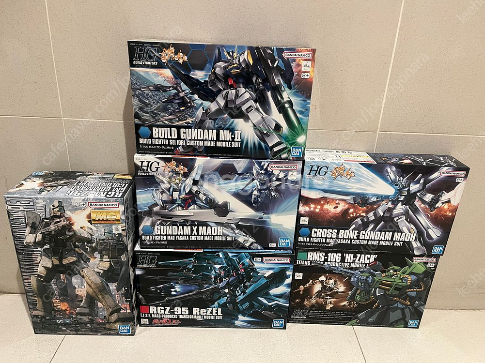 MG 앗가이 HG 지셀프 G 크로스본 마오 건담 X--1