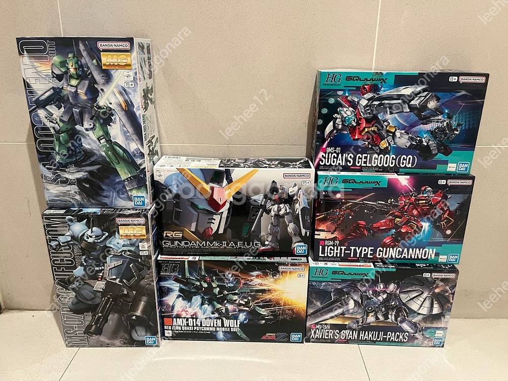 MG 앗가이 HG 지셀프 G 크로스본 마오 건담 X--3