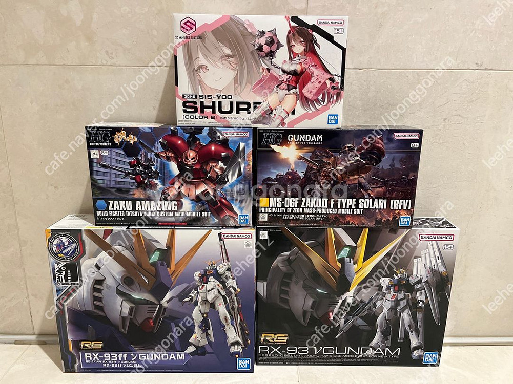 MG 앗가이 HG 지셀프 G 크로스본 마오 건담 X--4