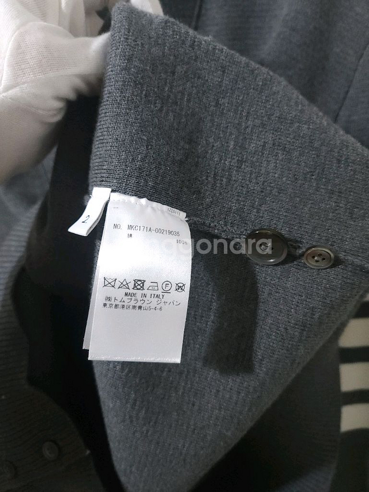 [새상품급, 2] 톰브라운 밀라노스티치 가디건--6