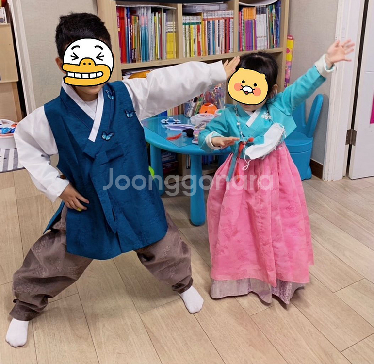 남아한복(8호) 키즈한복,주니어한복--3