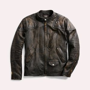 RRL 더블알엘 모토 레더 가죽 자켓