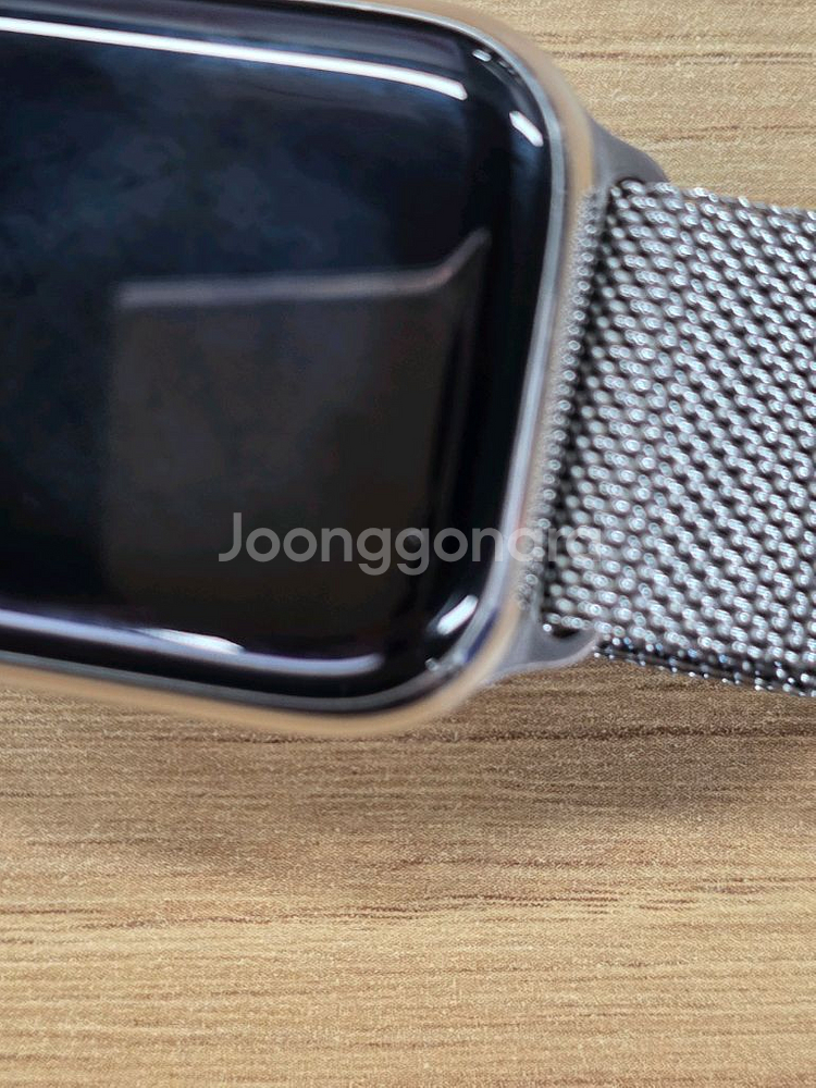 애플워치7 41mm 스테인리스 셀룰러 모델 판매합니다--2