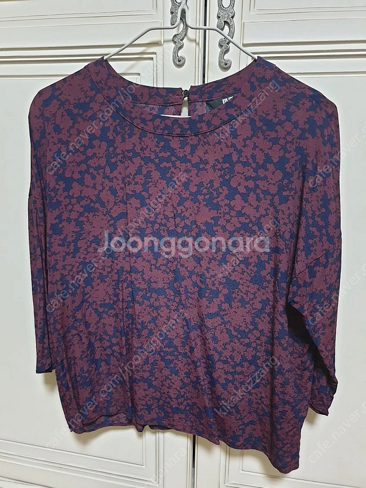 유니클로 블라우스--2