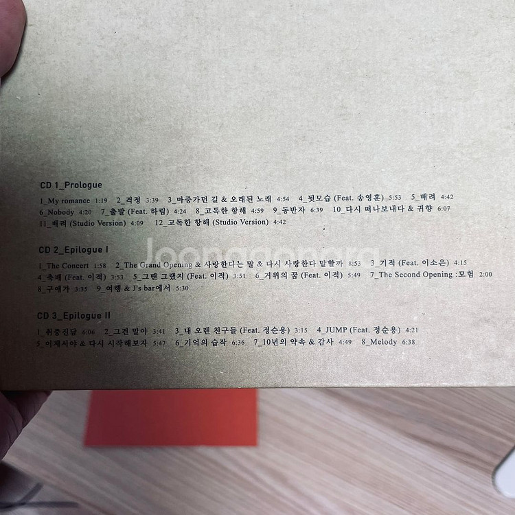 [중고음반/CD] 김동률 Monologue 라이브앨범--4