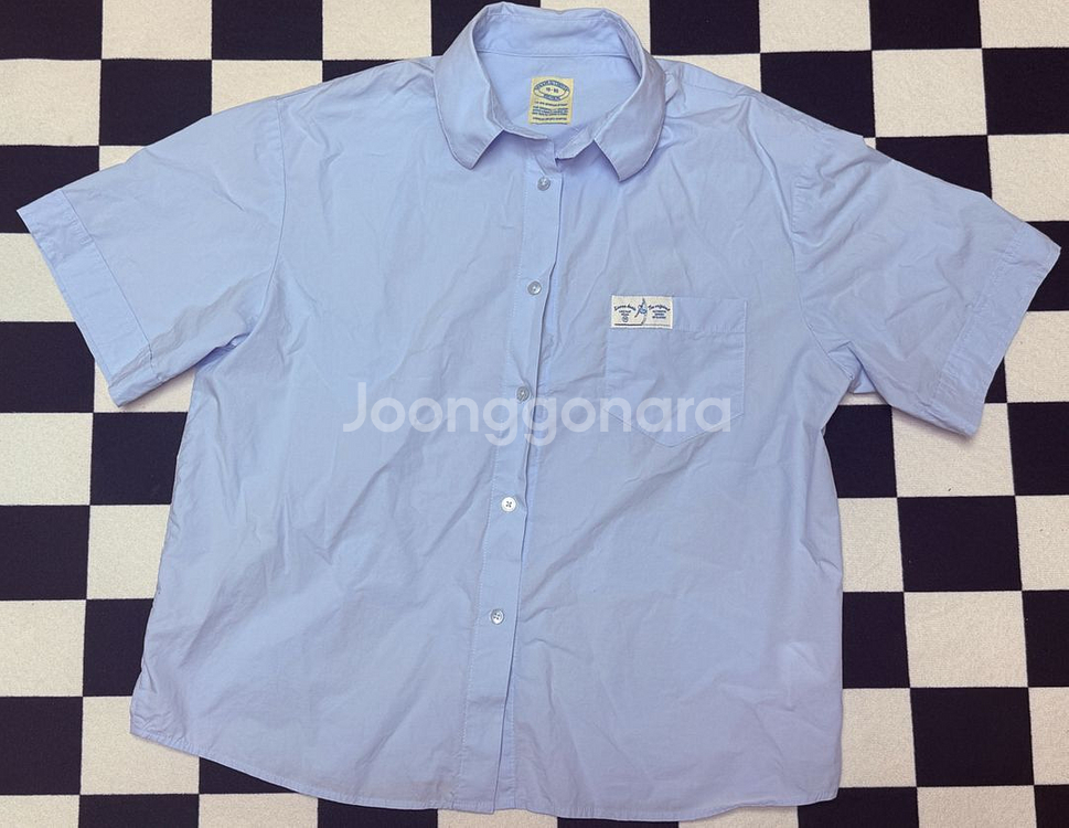 시눈 HALF SLEEVE COTTON SHIRT--3