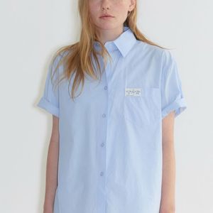 시눈 HALF SLEEVE COTTON SHIRT