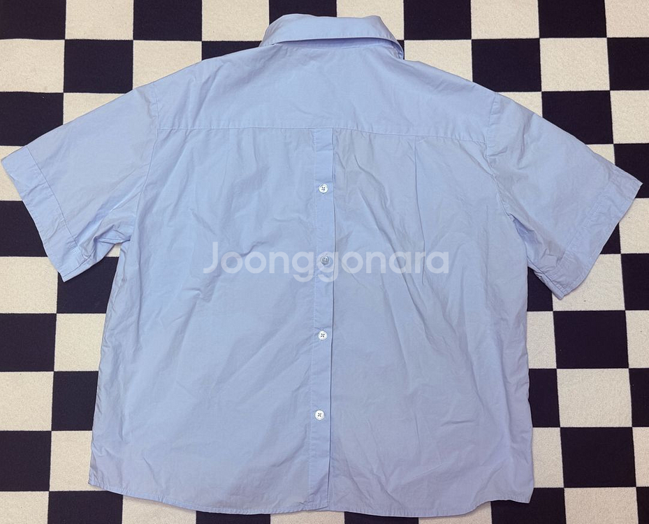 시눈 HALF SLEEVE COTTON SHIRT--4
