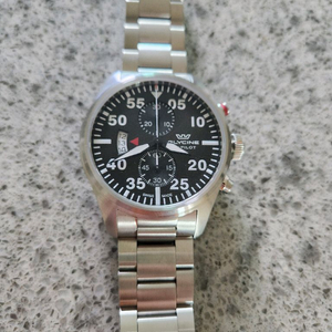 글라이신 에어파일럿 GL0355 검판 쿼츠 시계