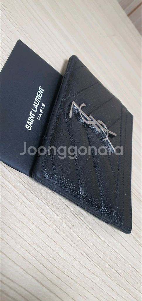 입생로랑 생로랑 카드지갑 정품A급(감정O)루이비통디올--6