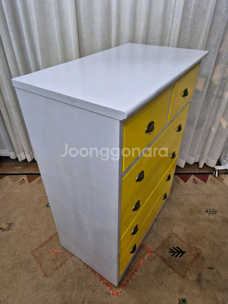 빈티지 편백나무 6D 5단서랍장--5