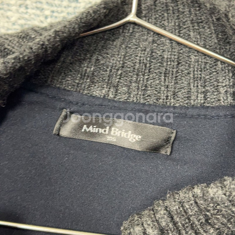 마인드 브릿지 캐주얼 아크릴 니트 집업 105--4