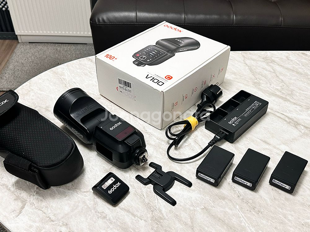 고독스 Godox V100 (캐논용) + 전용 엑세서리--0