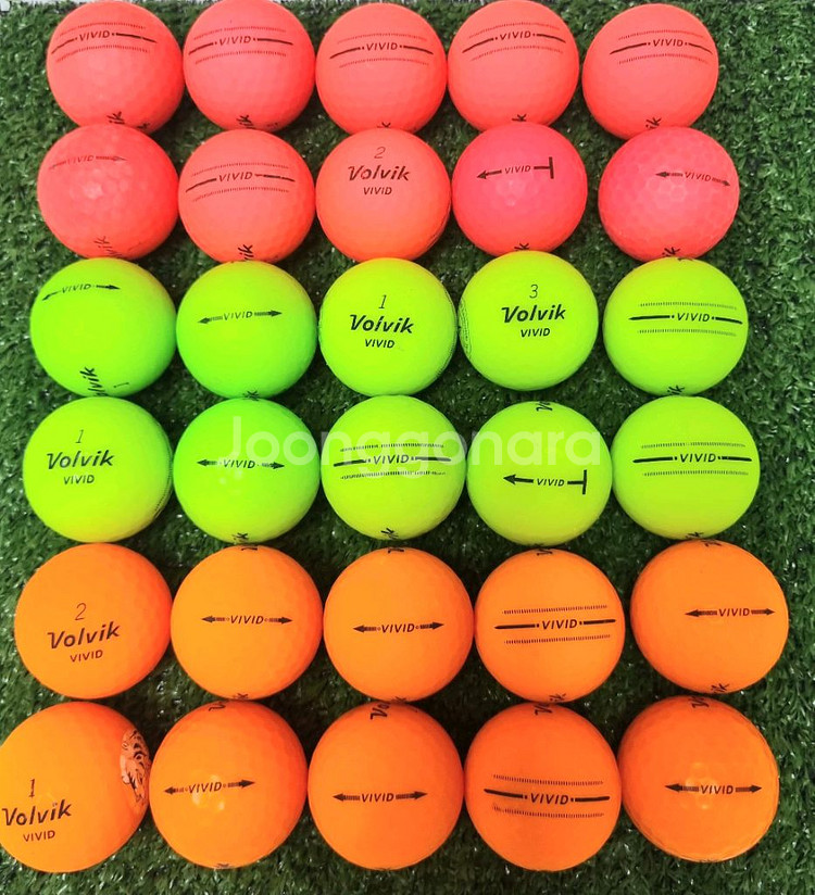 볼빅 비비드 3피스 A+/A급 30개 골프공 로스트볼--0