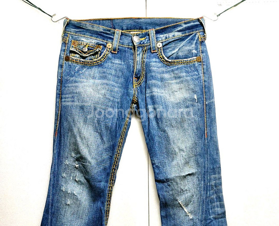 트루릴리전 남성청바지32-34/찢청/택포--1