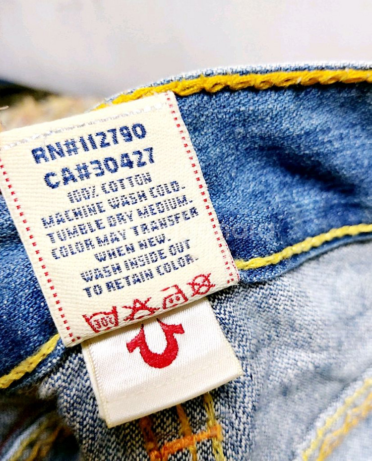 트루릴리전 남성청바지32-34/찢청/택포--6