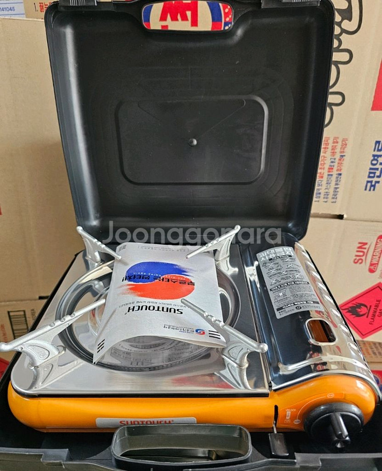 휴대용 (캠핑) 가스 버너 (가스렌지) 새제품 판매합~--0