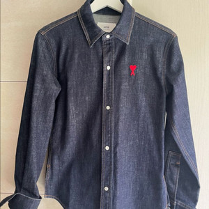 여성 AMI 데님셔츠/M