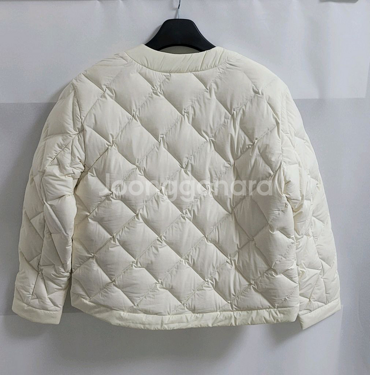 새상품)디스커버리 여성 구스다운 튜브 경량패딩--8