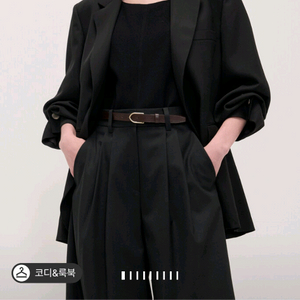 한섬 타임 25SS 울 백 슬릿 자켓 새제품 44사이즈