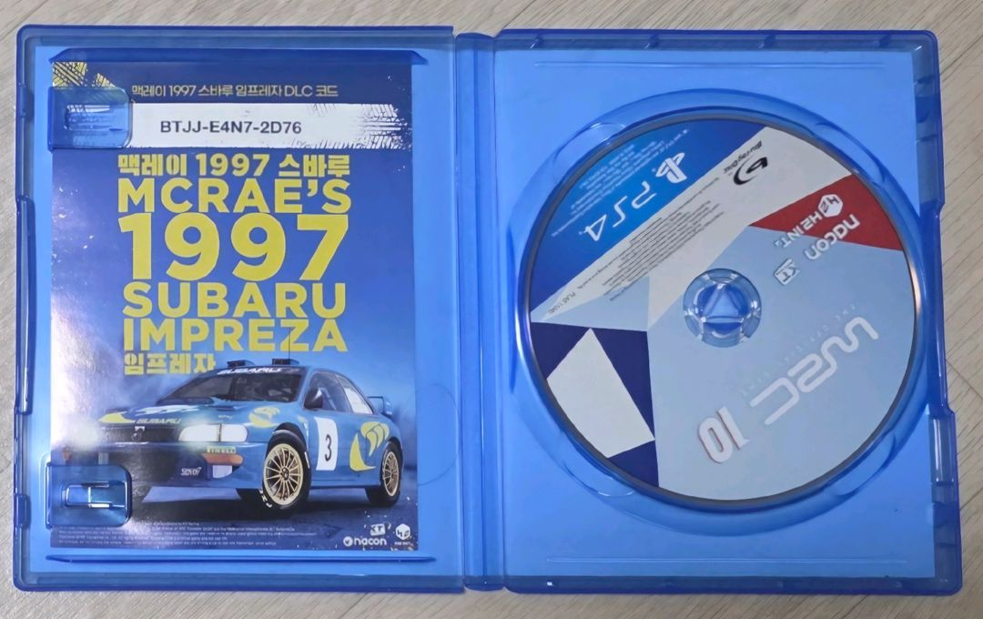 PS4 WRC 10 타이틀 팝니다--2