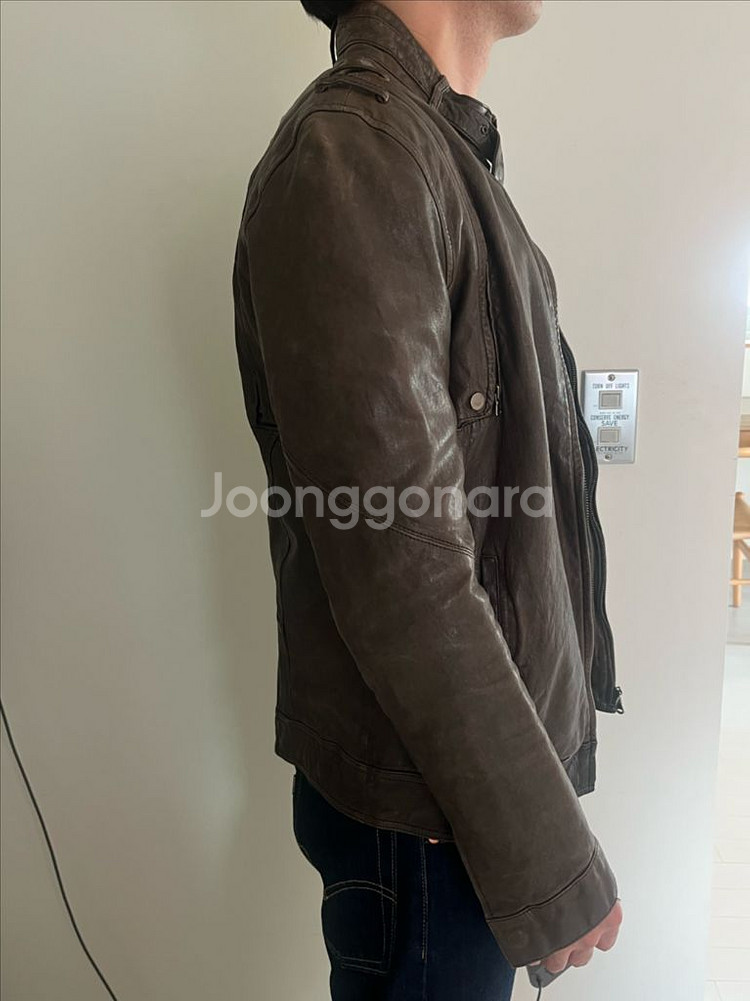 티아이포맨 100% 양가죽 재킷 (조끼로도 가능) 자켓--3