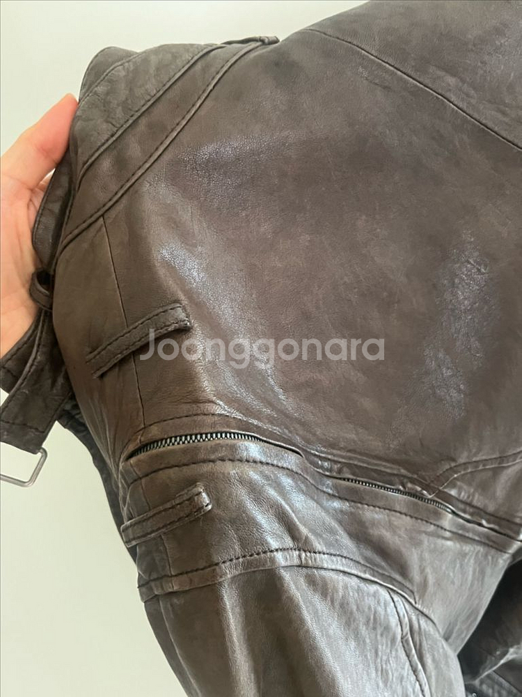 티아이포맨 100% 양가죽 재킷 (조끼로도 가능) 자켓--14